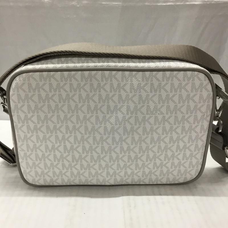 マイケルコース MICHAEL KORS ショルダーバッグ ショルダーバッグ 35F9SF0C3B ロゴ 総柄 白 / ホワイト / X 灰 / グレー / レディース USED 古着 中古 10111820