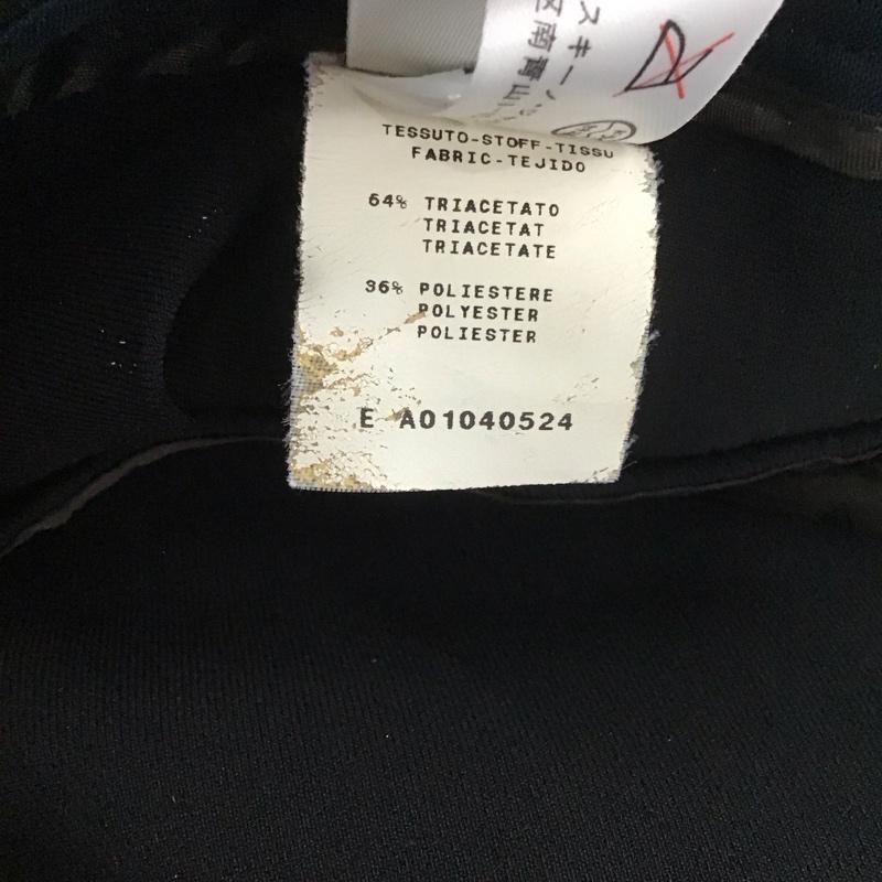 モスキーノ MOSCHINO スカート ミニスカート 4 無地 黒 / ブラック / レディース USED 古着 中古 10139745