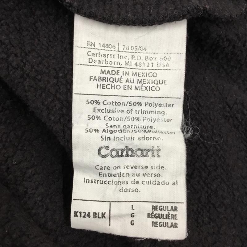 カーハート Carhartt トレーナー 長袖 長袖 L ロゴ、文字 黒 / ブラック / メンズ USED 古着 中古 10115217