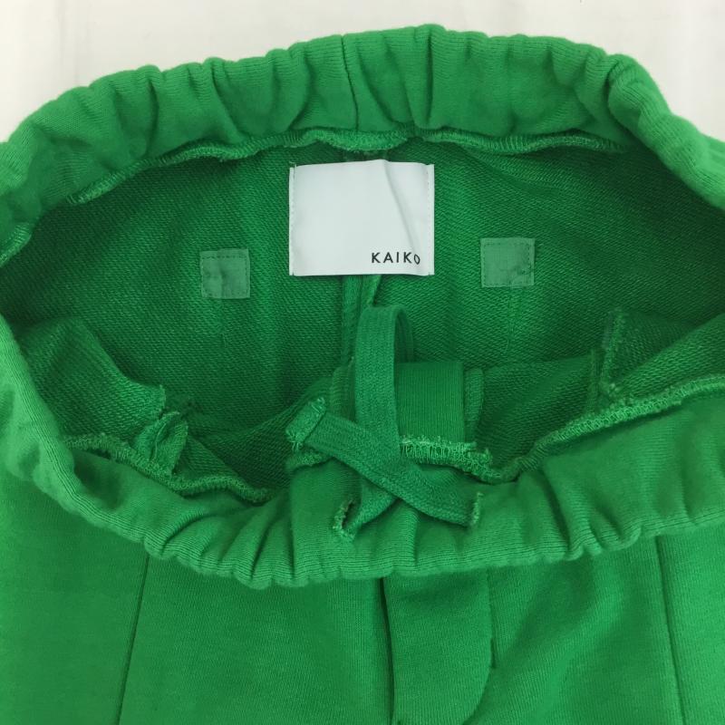 カイコー KAIKO パンツ サルエルパンツ スウェットパンツ KAIKO-SW-003 HEAVYWEIGHT SWEAT PANTS 2 無地 緑 / グリーン / メンズ USED 古着 中古 10128174