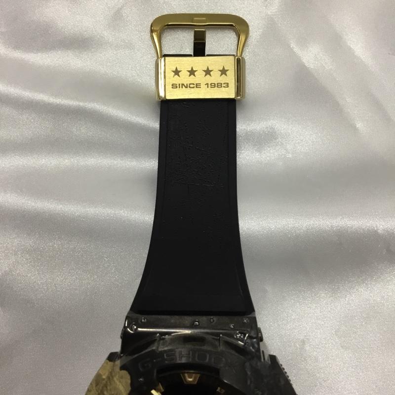 ジーショック G-SHOCK 腕時計 アナログ(クォーツ式) GM-5600SG-9JF 40周年 箱有 デジタル ロゴ、文字 黒 / ブラック / X 金 / ゴールド / メンズ USED 古着 中古 10109228