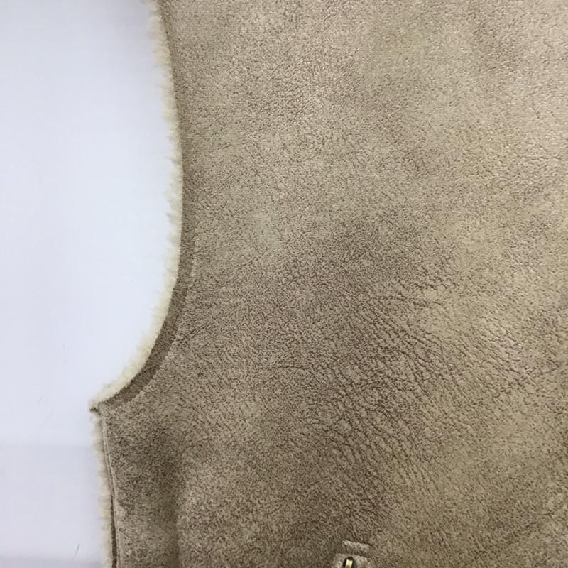 ダブルクローゼット w closet ベスト ベスト FREE 無地 ベージュ / ベージュ / レディース USED 古着 中古 10139743