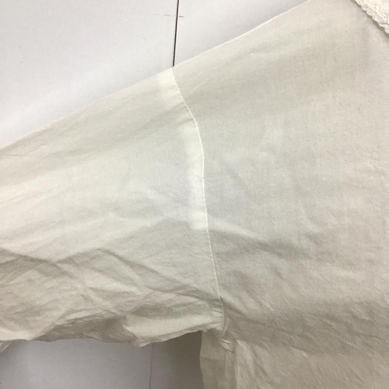 サマンサモスモス Samansa Mos2 シャツ、ブラウス 長袖 1710663 襟シフォンコットンボイルブラウス FREE 無地 グレージュ / グレージュ / レディース USED 古着 中古 10114449