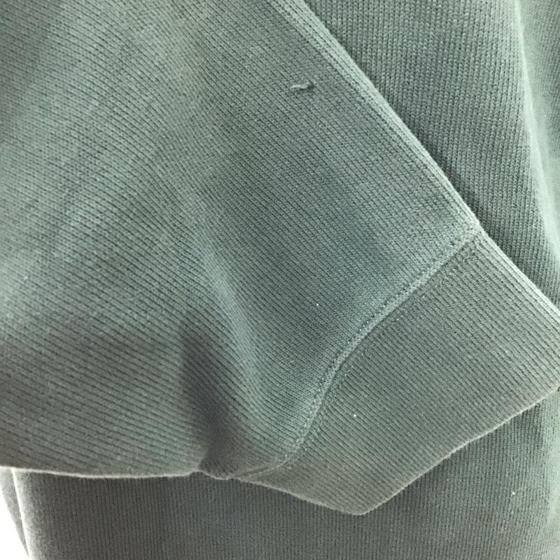 ポロバイラルフローレン Polo by RALPH LAUREN トレーナー 長袖 長袖トレーナー スウェット ジップネック リブスウェットカットソー XL ロゴ、文字 緑 / グリーン /  メンズ USED 古着 中古 10119142