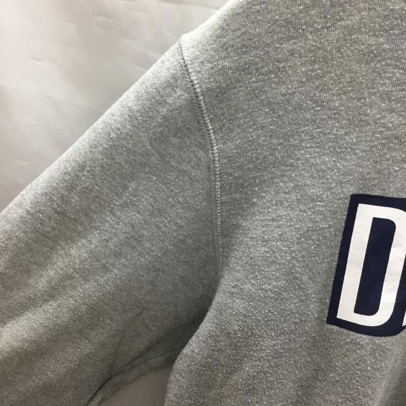 ディッキーズ Dickies トレーナー 長袖 7474-3743 スウェット 裏起毛 L ロゴ、文字 灰 / グレー /  メンズ USED 古着 中古 10118976