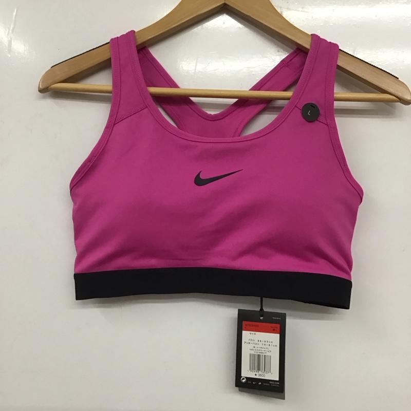 ナイキ NIKE トップス トップス 823313-623 ナイキプロ アップデーテッドブラ スポーツブラ タグ付き L ロゴ、文字 マゼンタ / マゼンタ / X 黒 / ブラック / レディース USED 古着 中古 10135557