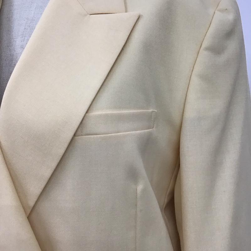 スローバイスライ THROW by SLY ジャケット、上着 ジャケット、ブレザー 030DS030-1680 BOXY TAIOR JK ダブルテーラージャケット 1 無地 黄 / イエロー / レディース USED 古着 中古 10117384