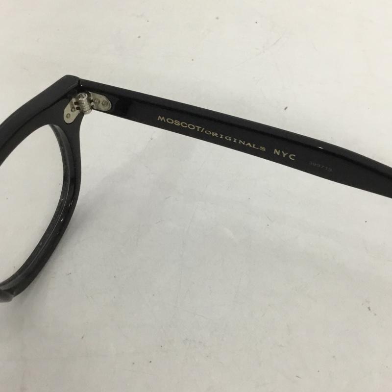 モスコット MOSCOT めがね・サングラス めがね LEMTOSH ケース付き 無地 黒 / ブラック / メンズ USED 古着 中古 10130784