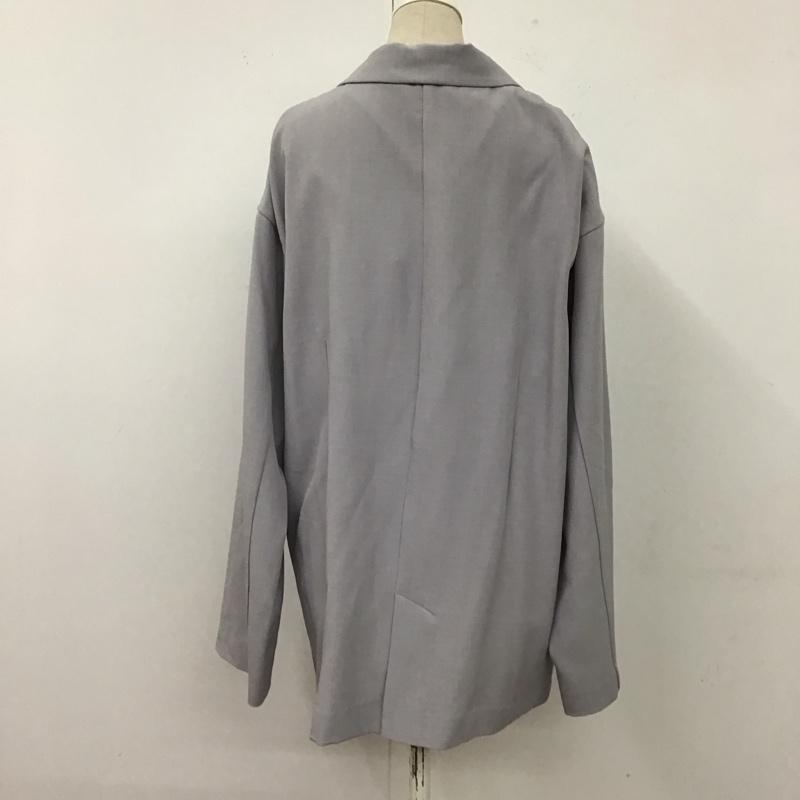 ナイスクラップ NICE CLAUP ジャケット、上着 ジャケット、ブレザー 230180 長袖 FREE 無地 紫 / パープル / レディース USED 古着 中古 10115894