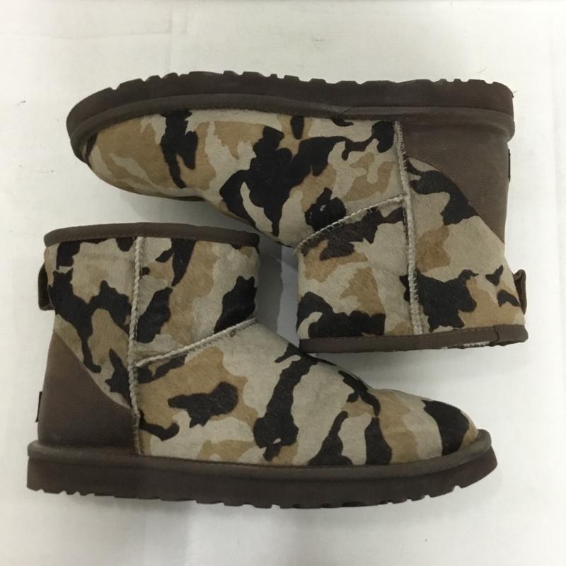 アグ UGG ブーツ ショートブーツ 1007891 Classic Mini Camo 26cm 26.0cm カモフラージュ柄・迷彩 茶 / ブラウン / メンズ USED 古着 中古 10138006