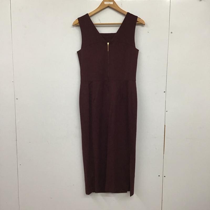 トウキョウ スタイリスト ザ ワン エディション TOKYO STYLIST THE ONE EDITION ワンピース ロングスカート 889-8111504 ノースリーブ 7 無地 えんじ / ワインレッド / レディース USED 古着 中古 10138629