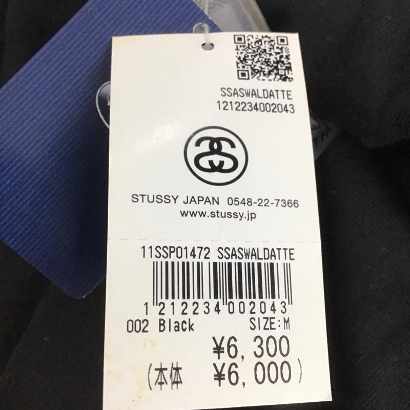 ステューシー STUSSY Tシャツ 半袖 半袖カットソー プリントTシャツ クルーネックカットソー M ロゴ、文字 黒 / ブラック / メンズ USED 古着 中古 10149183