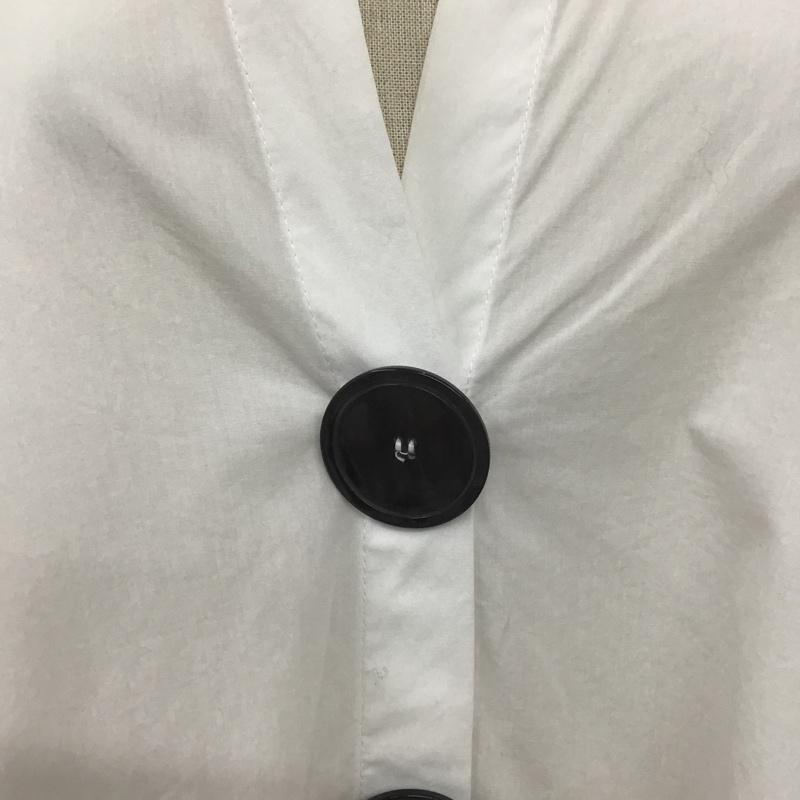 ザラウーマン ZARA WOMAN シャツ、ブラウス 長袖 M 無地 白 / ホワイト / レディース USED 古着 中古 10106132