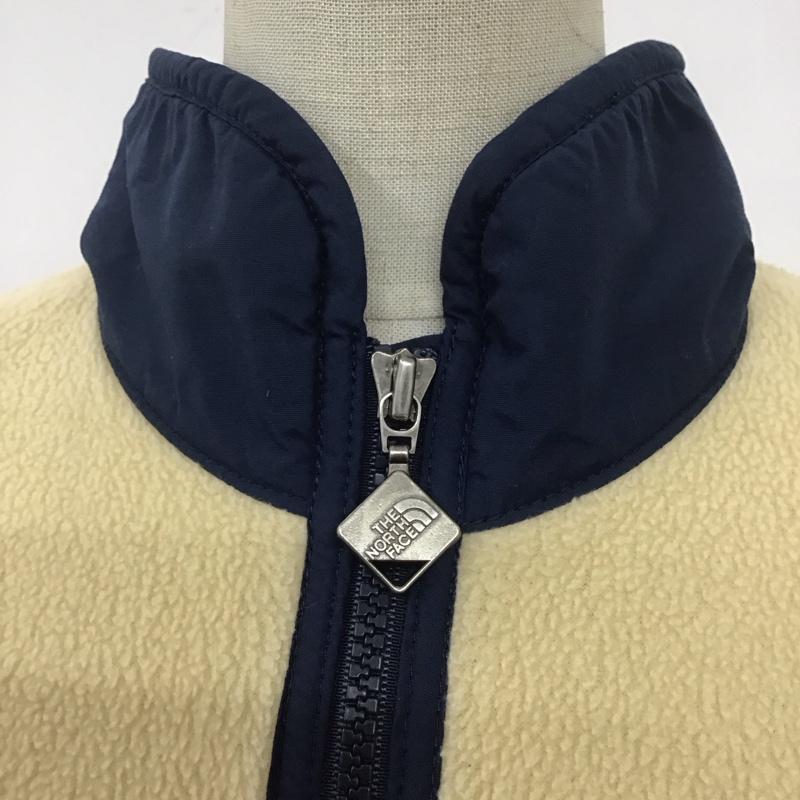 ザノースフェイス THE NORTH FACE ジャケット、上着 ジャケット、ブレザー NAW-3287 フリースジャケット M ロゴ、文字 ベージュ / ベージュ / X 紺 / ネイビー / レディース USED 古着 中古 10108298