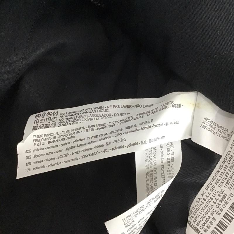 ザラメン ZARA MAN ジャケット、上着 ジャケット、ブレザー カジュアルダブルジャケット アウター カジュアルコート XXL 総柄 黒 / ブラック / X 白 / ホワイト / メンズ USED 古着 中古 10109266