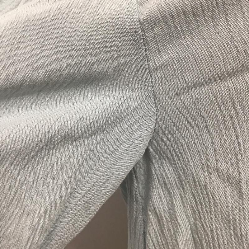 ザラ ZARA シャツ、ブラウス 長袖 1971 099 406 襟レース タグ付き S 無地 水色 / ライトブルー / レディース USED 古着 中古 10120367