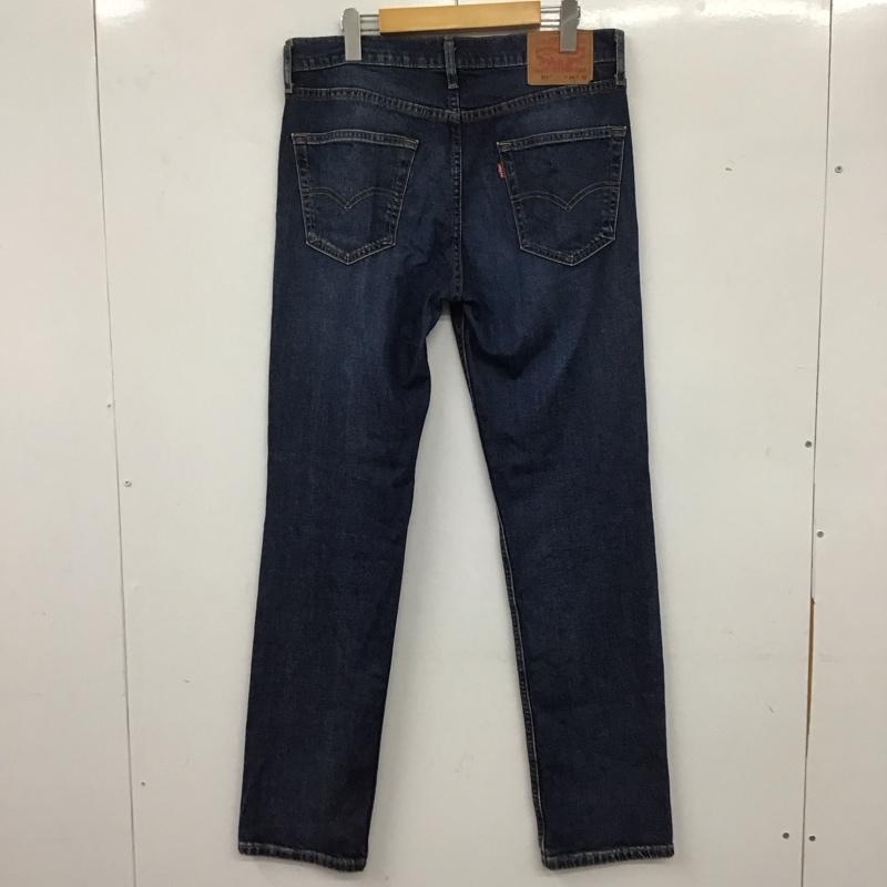 リーバイストラウスアンドコー Levi Strauss & co. パンツ デニム、ジーンズ デニムパンツ ワイドパンツ カジュアルパンツ Gパン 34インチ 無地 インディゴ / インディゴ / メンズ USED 古着 中古 10136198