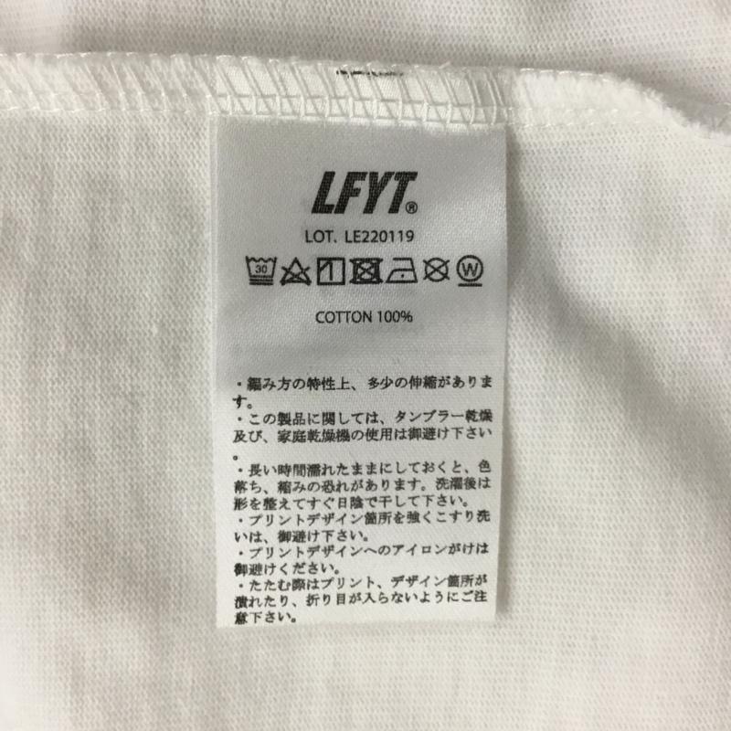 ラファイエット Lafayette Tシャツ 半袖 半袖カットソー プリントTシャツ クルーネックカットソー XL ロゴ、文字 白 / ホワイト /  メンズ USED 古着 中古 10110016