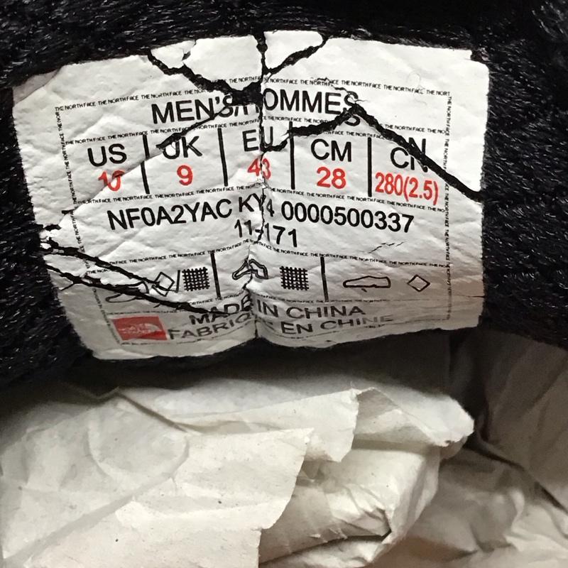 ザノースフェイス THE NORTH FACE スニーカー スニーカー NF01722 ENDURUS HIKE GORE-TEX 28cm 箱有 28.0cm ロゴ、文字 黒 / ブラック / メンズ USED 古着 中古 10115836