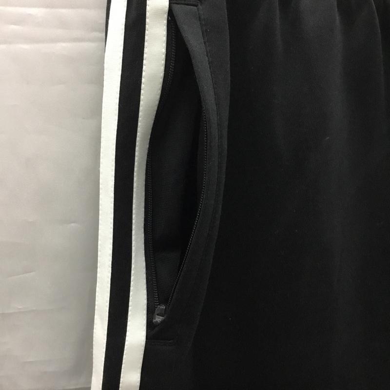 アディダス adidas パンツ ワークパンツ、ペインターパンツ 26n001 カジュアルパンツ ジャージ スポーツウェア XL ロゴ、文字 黒 / ブラック / メンズ USED 古着 中古 10122396