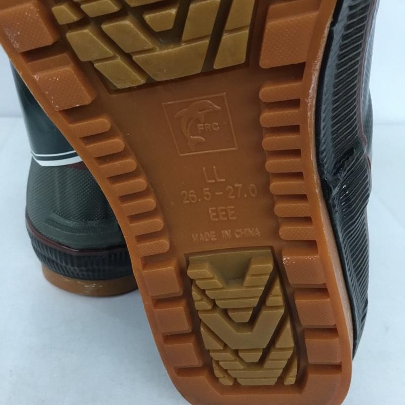 古着 USED 作業靴 作業靴 カルサーエース 安全長靴 福山ゴム LL 作業用長靴 LL ロゴ、文字 黒 / ブラック / メンズ USED 古着 中古 10138309