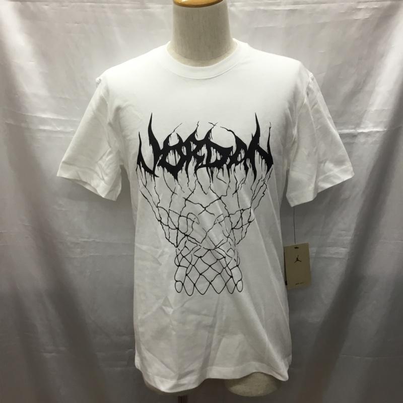ナイキ NIKE Tシャツ 半袖 FN5975-100 JORDAN バスケットボールウェア クルーネック タグ付き M プリント 白 / ホワイト / メンズ USED 古着 中古 10115692