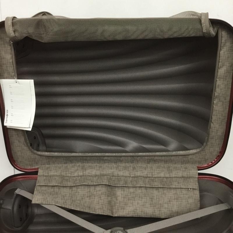 サムソナイト Samsonite スーツケース、トランク スーツケース、トランク V2200106 Cosmolite コスモライト 68L SPINNER ロゴ、文字 赤 / レッド / メンズ USED 古着 中古 10132726