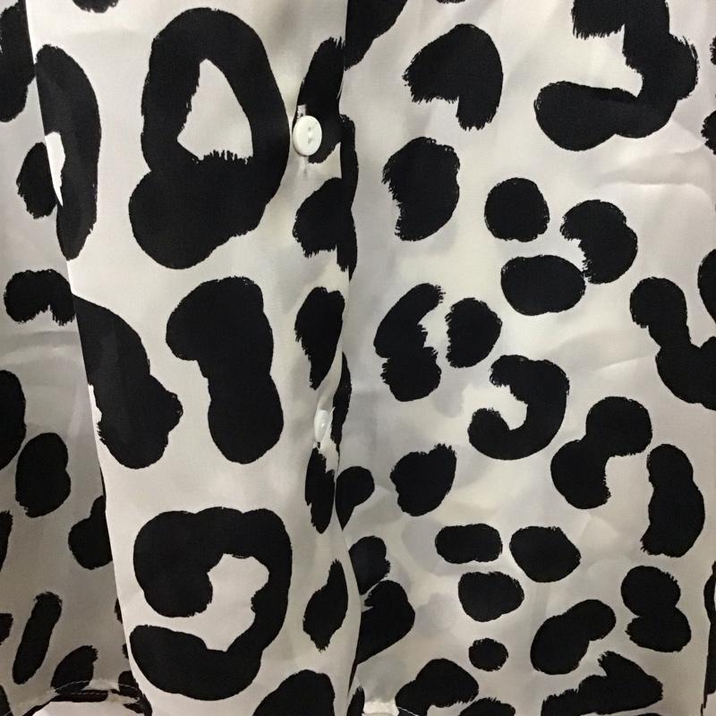 ザラ ZARA シャツ、ブラウス 長袖 L ヒョウ柄・レオパード柄 マルチカラー / マルチカラー / レディース USED 古着 中古 10136606