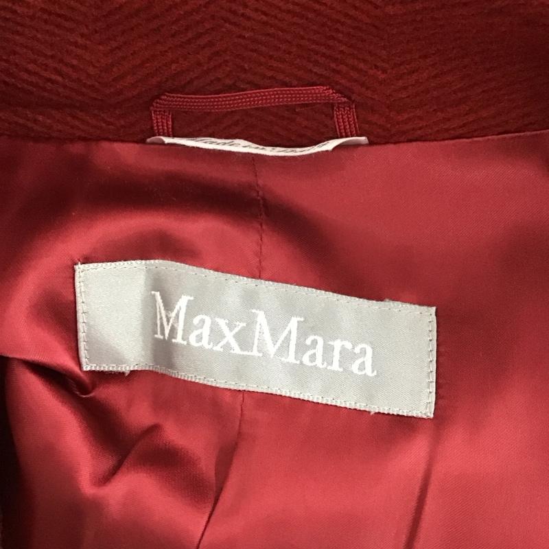 マックスマーラ MaxMara コート コート一般 ロングコート ロングジャケット カラージャケット アウター 90s 42 無地 赤 / レッド / レディース USED 古着 中古 10119476