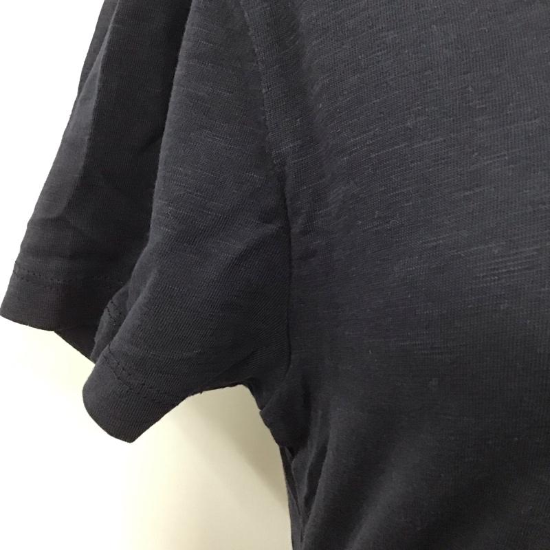トミーヒルフィガー TOMMY HILFIGER Tシャツ 半袖 クルーネック S ロゴ、文字 紺 / ネイビー / レディース USED 古着 中古 10123064