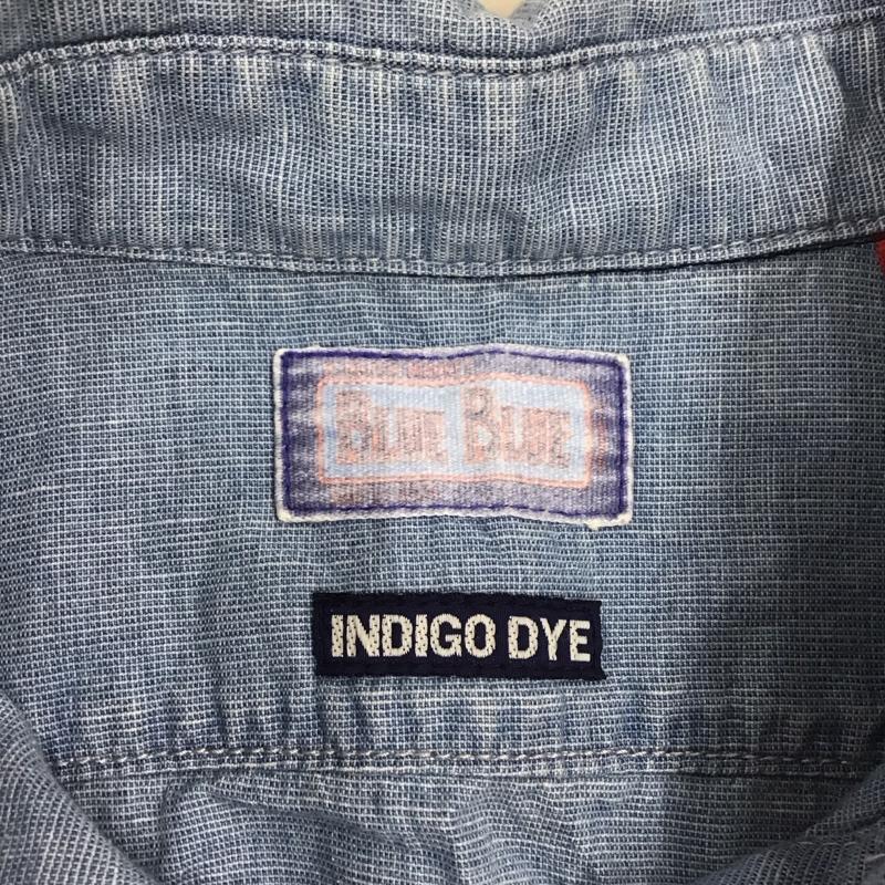 ブルーブルー BLUE BLUE ワンピース ロングスカート デニム シャツワンピース 無地 水色 / ライトブルー / レディース USED 古着 中古 10112474