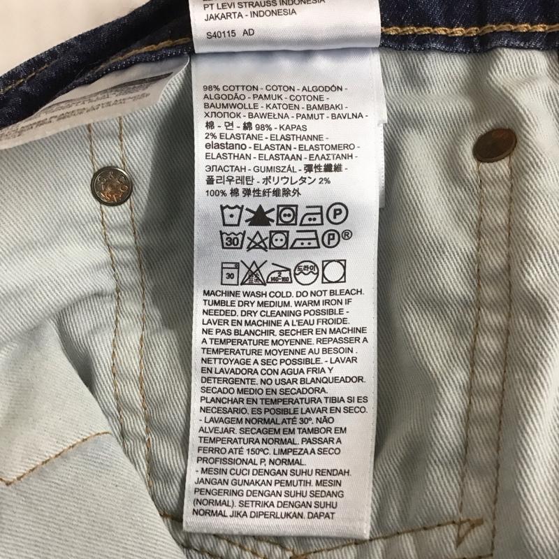 リーバイストラウスアンドコー Levi Strauss & co. パンツ デニム、ジーンズ デニムパンツ ワーカージーンズ カジュアルパンツ ストレートパンツ 36 無地 インディゴ / インディゴ / メンズ USED 古着 中古 10107751