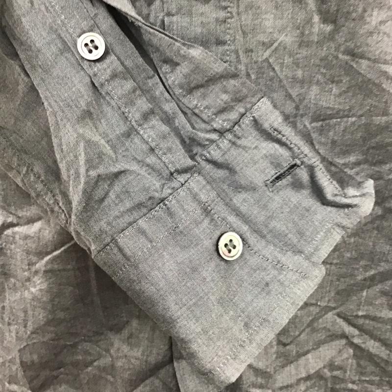 フランシストモークス FranCisT_MOR.K.S. シャツ、ブラウス 長袖 長袖シャツ カラーシャツ 長袖カットソー 3 ロゴ、文字 灰 / グレー /  メンズ USED 古着 中古 10111734