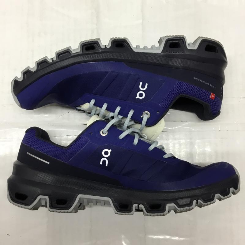 オン On スニーカー スニーカー 32 99052 クラウドベンチャー トレッキングシューズ 25.5cm 25.5cm ロゴ、文字 紺 / ネイビー / メンズ USED 古着 中古 10110490
