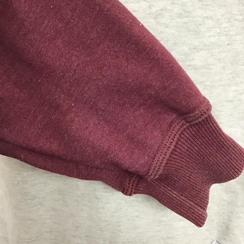 チャンピオン Champion トレーナー 長袖 L 無地 灰 / グレー / X 紫 / パープル / メンズ USED 古着 中古 10107835