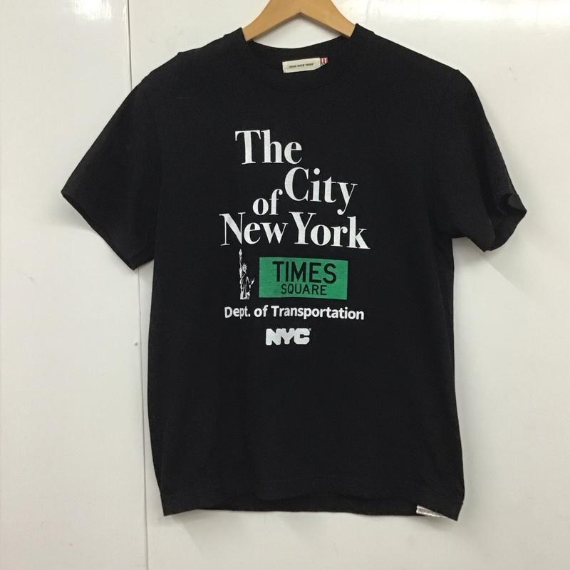 グッドロックスピード GOOD ROCK SPEED Tシャツ 半袖 FREE ロゴ、文字 X プリント 黒 / ブラック / レディース USED 古着 中古 10131740