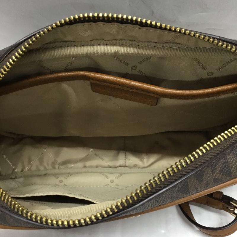 マイケルコース MICHAEL KORS ショルダーバッグ ショルダーバッグ 35H8GFTC7B チェーンショルダー 総柄 ダークブラウン / ダークブラウン / X 茶 / ブラウン / レディース USED 古着 中古 10107596
