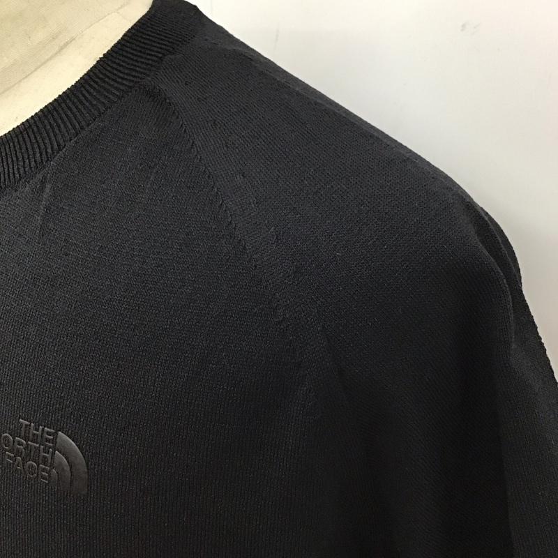 ザノースフェイス THE NORTH FACE Tシャツ 半袖 nt12021 インスティンクトエクスプローラーティー 半袖カットソー ニットカットソー L ロゴ、文字 黒 / ブラック / メンズ USED 古着 中古 10116520