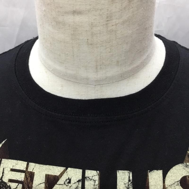 古着 USED Tシャツ 半袖 半袖カットソー プリントTシャツ クルーネックカットソー バンドTシャツ M プリント 黒 / ブラック /  メンズ USED 古着 中古 10111287