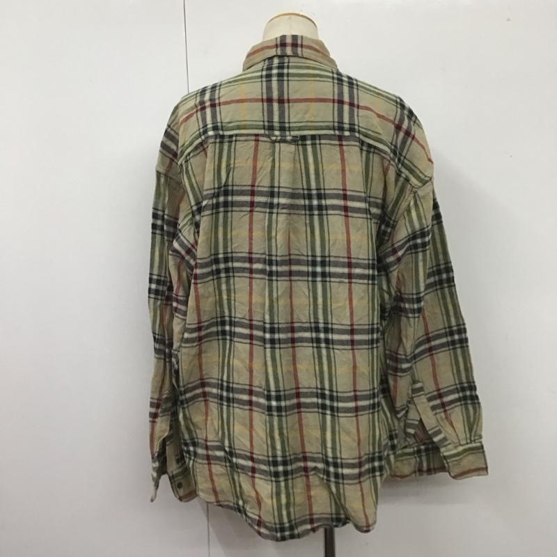 チャップス CHAPS シャツ、ブラウス 長袖 長袖シャツ カラーシャツ ポケットシャツ 長袖カットソー チェックシャツ XL チェック マルチカラー / マルチカラー / メンズ USED 古着 中古 10106360
