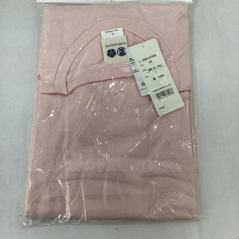 豊天商店 ぶーでんしょうてん Tシャツ 半袖 舞妓 キティ サンリオ キャラT L プリント X キャラクター 桃 / ピンク / レディース USED 古着 中古 10127538