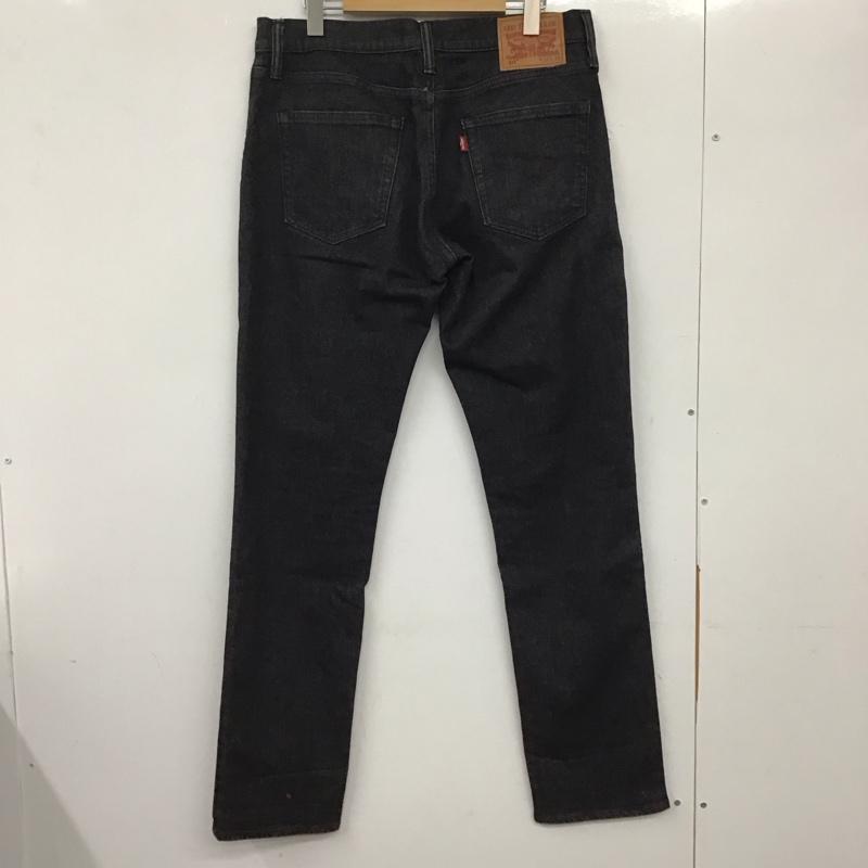 リーバイストラウスアンドコー Levi Strauss & co. パンツ デニム、ジーンズ デニムパンツ スリムパンツ カジュアルパンツ ストレッチパンツ 32インチ 無地 黒 / ブラック / メンズ USED 古着 中古 10137034