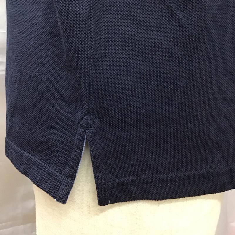 ビームス ハート BEAMS HEART ポロシャツ 半袖 半袖ポロシャツ カラーシャツ 半袖カットソー M 無地 紺 / ネイビー /  メンズ USED 古着 中古 10113208