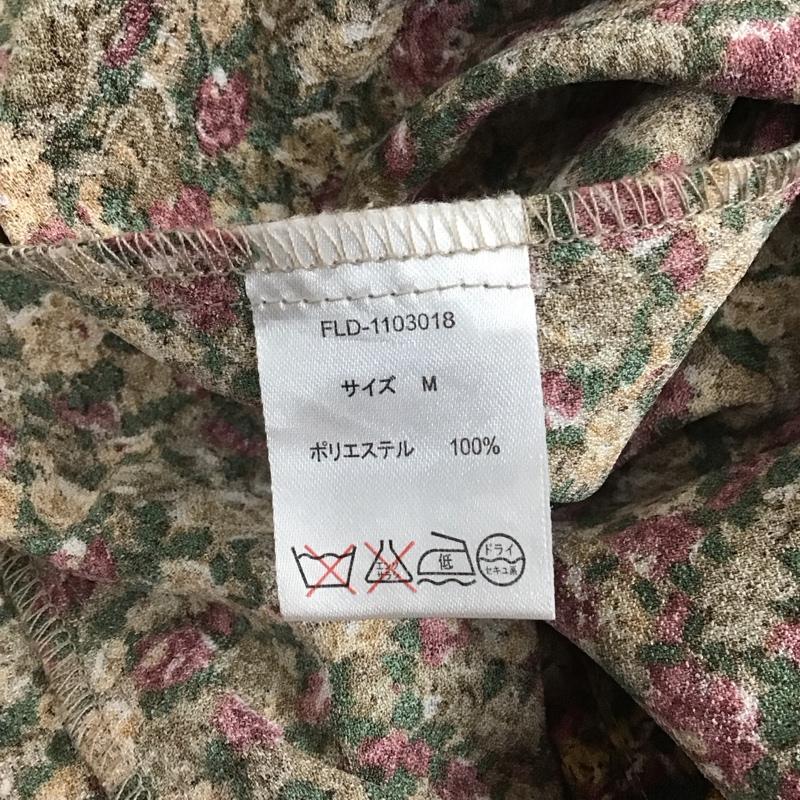 エヘカソポ ehka sopo ワンピース ロングスカート 長袖ロングワンピース フレアワンピース 切り替えワンピース M 総柄 マルチカラー / マルチカラー / レディース USED 古着 中古 10122973