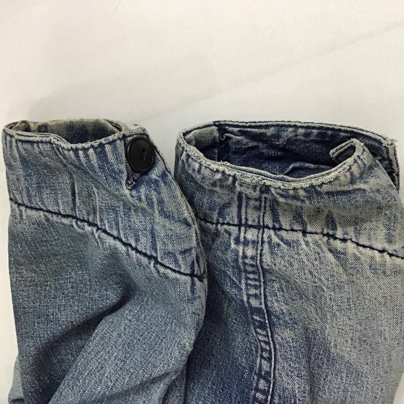 古着 USED ジャケット、上着 ジャケット、ブレザー デニムジャケット 60s 70s ウィップコード デニムワークJKT gripperzipper 42 無地 インディゴ / インディゴ / メンズ USED 古着 中古 10124763