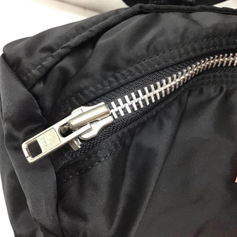 ポーター PORTER ハンドバッグ ハンドバッグ タンカー DUFFLE BAG ロゴ、文字 黒 / ブラック / メンズ USED 古着 中古 10111784
