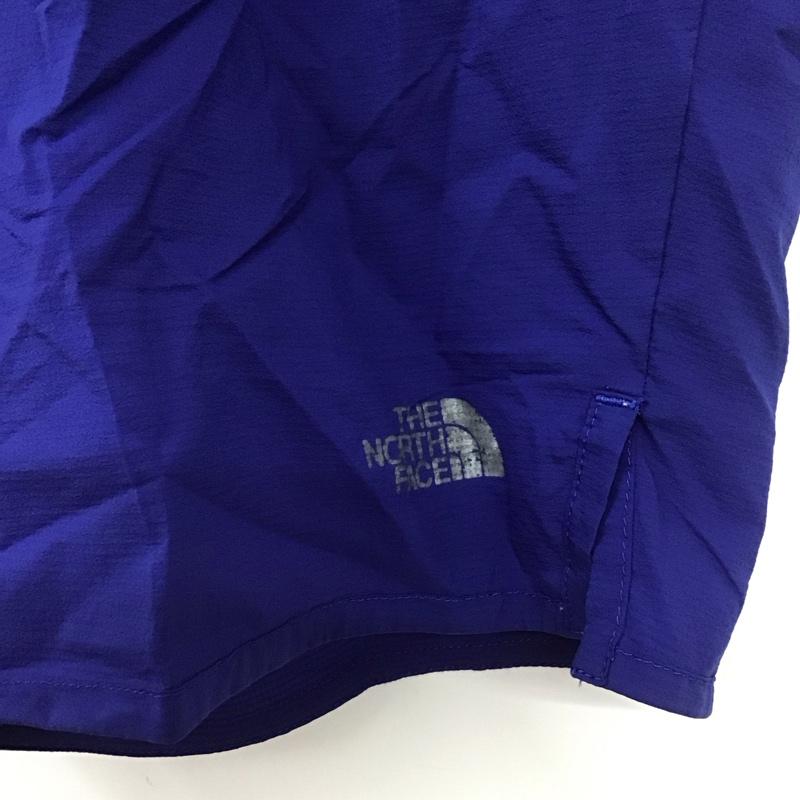ザノースフェイス THE NORTH FACE パンツ ショートパンツ NBW91484 ナイロン スポーツウェア アウトドア L ロゴ、文字 青 / ブルー / レディース USED 古着 中古 10108566