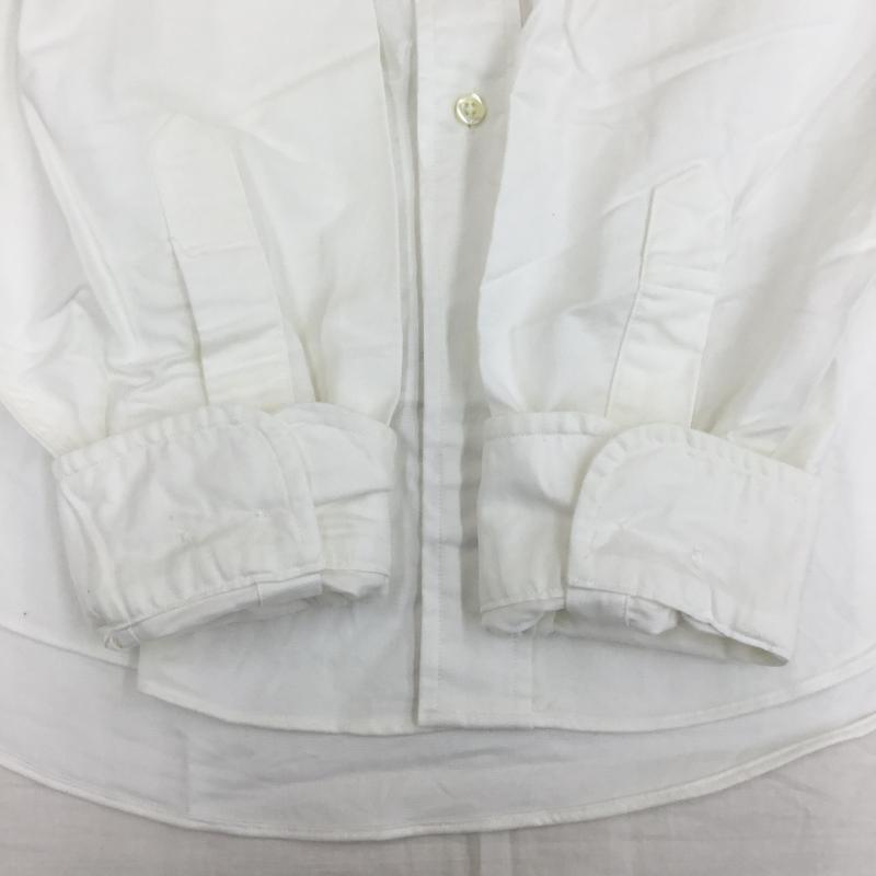 ブルックスブラザーズ BROOKS BROTHERS シャツ、ブラウス 長袖 無地 白 / ホワイト / メンズ USED 古着 中古 10138857