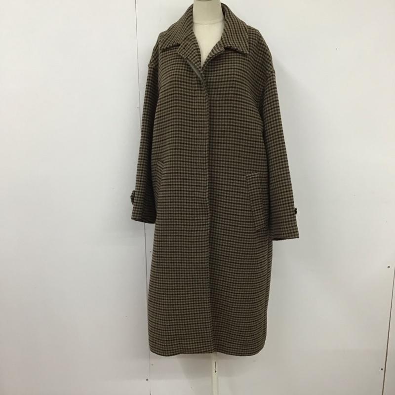ニコアンド niko and... コート コート一般 s206tk11sm ステンカラーコート 3 チェック マルチカラー / マルチカラー / レディース USED 古着 中古 10119777