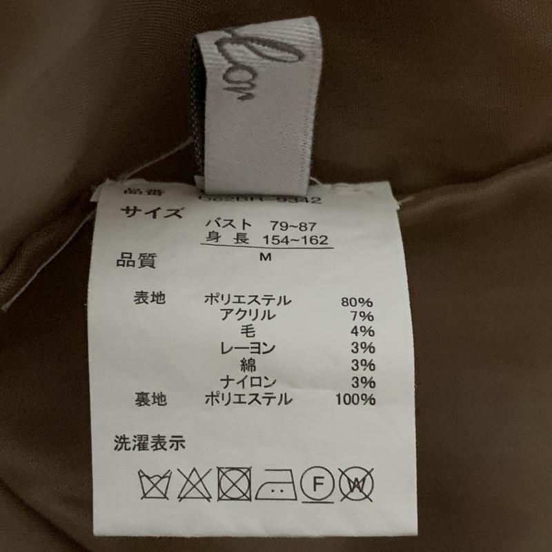 カラー Color コート コート一般 M 無地 茶 / ブラウン / レディース USED 古着 中古 10017350